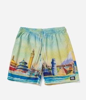 Wrinkle Resistant Treatment Huf Culture Easy Short