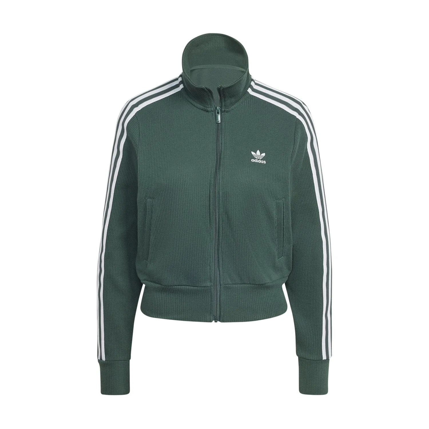 Adjustable Waistband Firebird Knitted Pinstipe Track Jacket - Womens