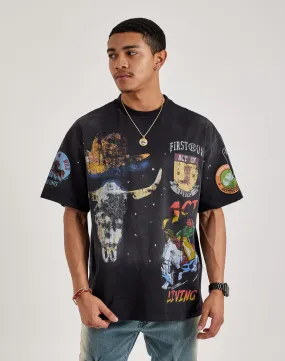 First Row Act Of Cowboys Tee CompressionKnit Dynamic Glow