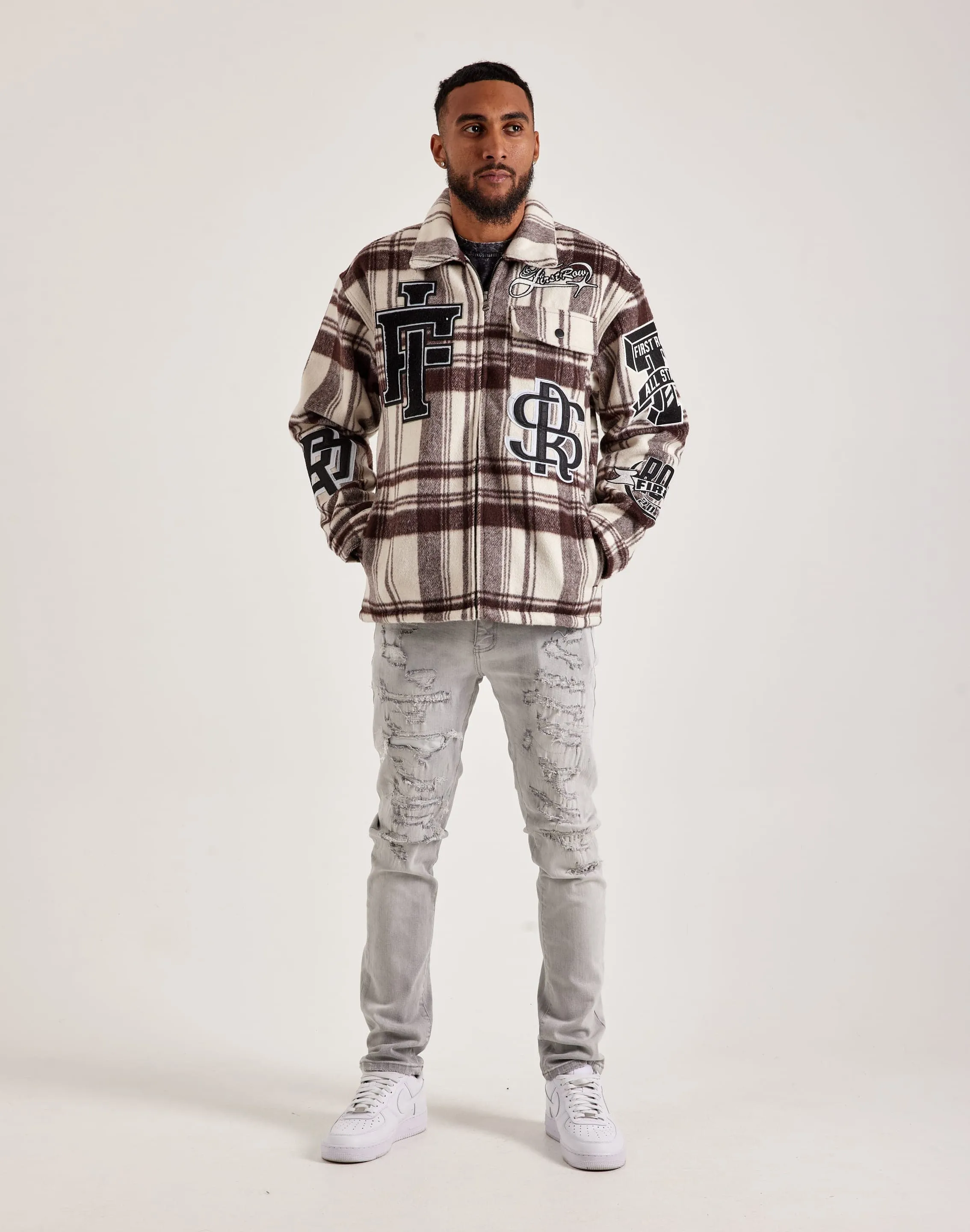 First Row All-Star Shacket Jewel tone Design Edge