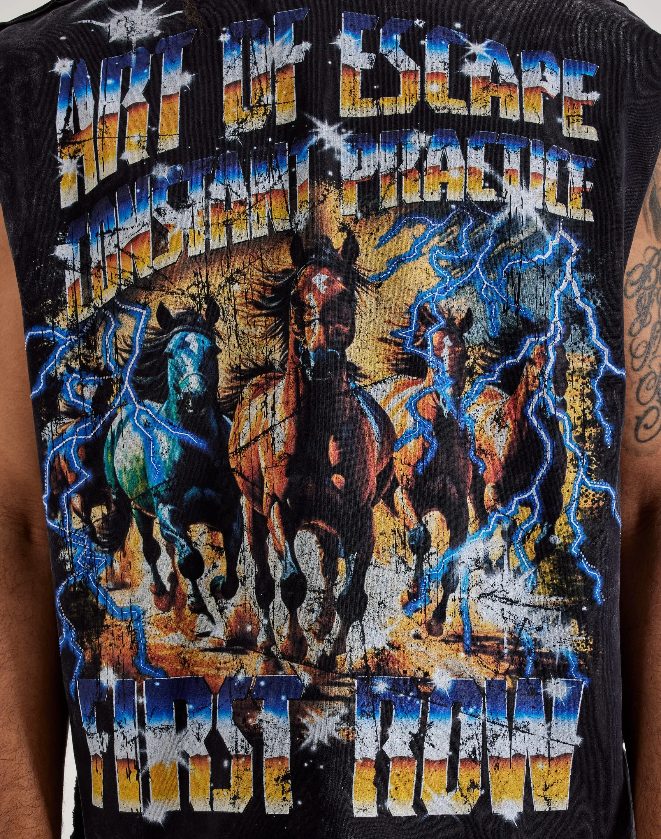 Holiday Glow First Row Art Of Escape Sleeveless Tee
