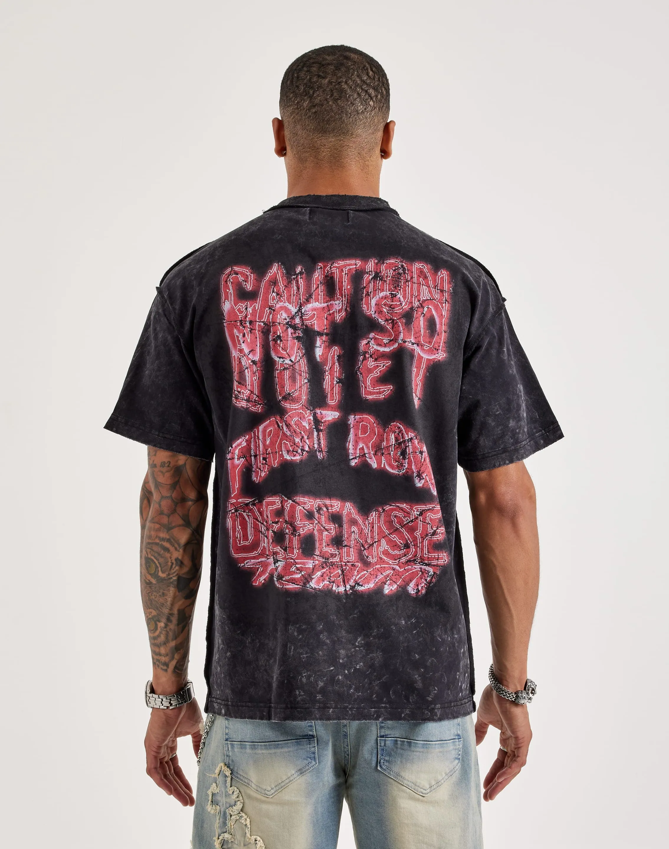 First Row Caution Tee HighElasticity