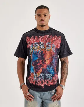 First Row Caution Tee Adjustable Waistbands