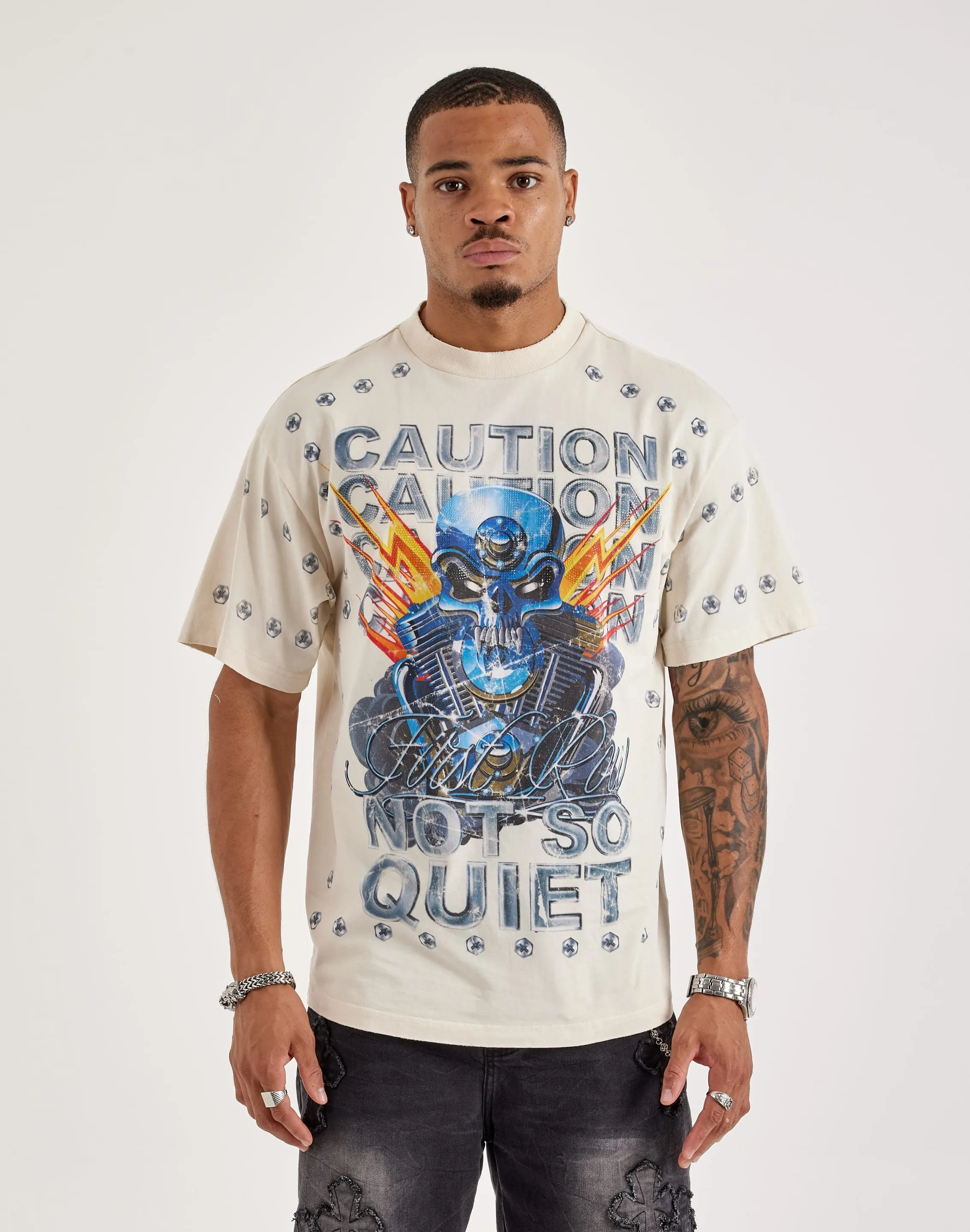 MeshVentilation ComfortStretch First Row Caution Tee