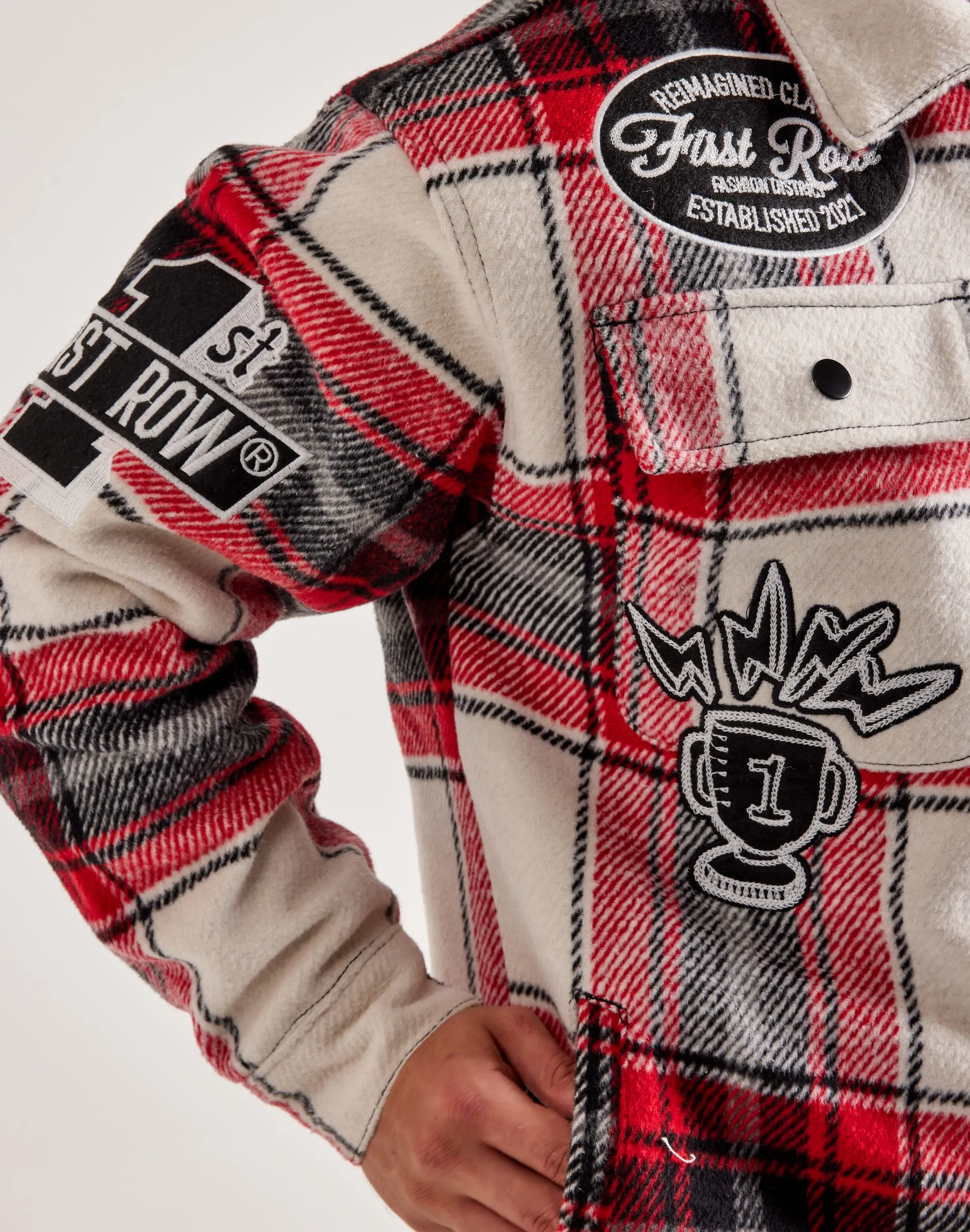 World Edge Design Soul First Row Fearless Shacket