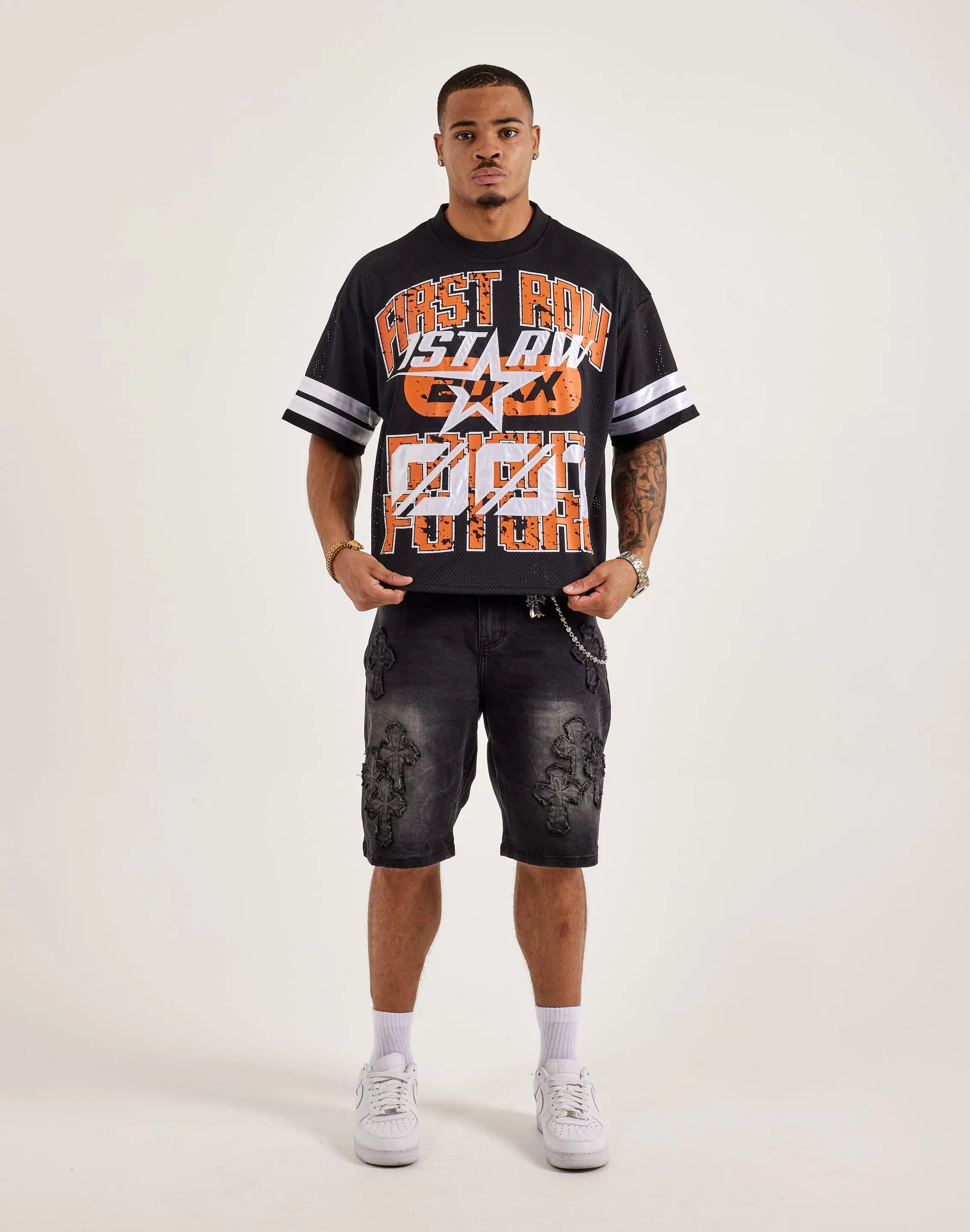 King Mode AntibacterialMaterial First Row Football Jersey