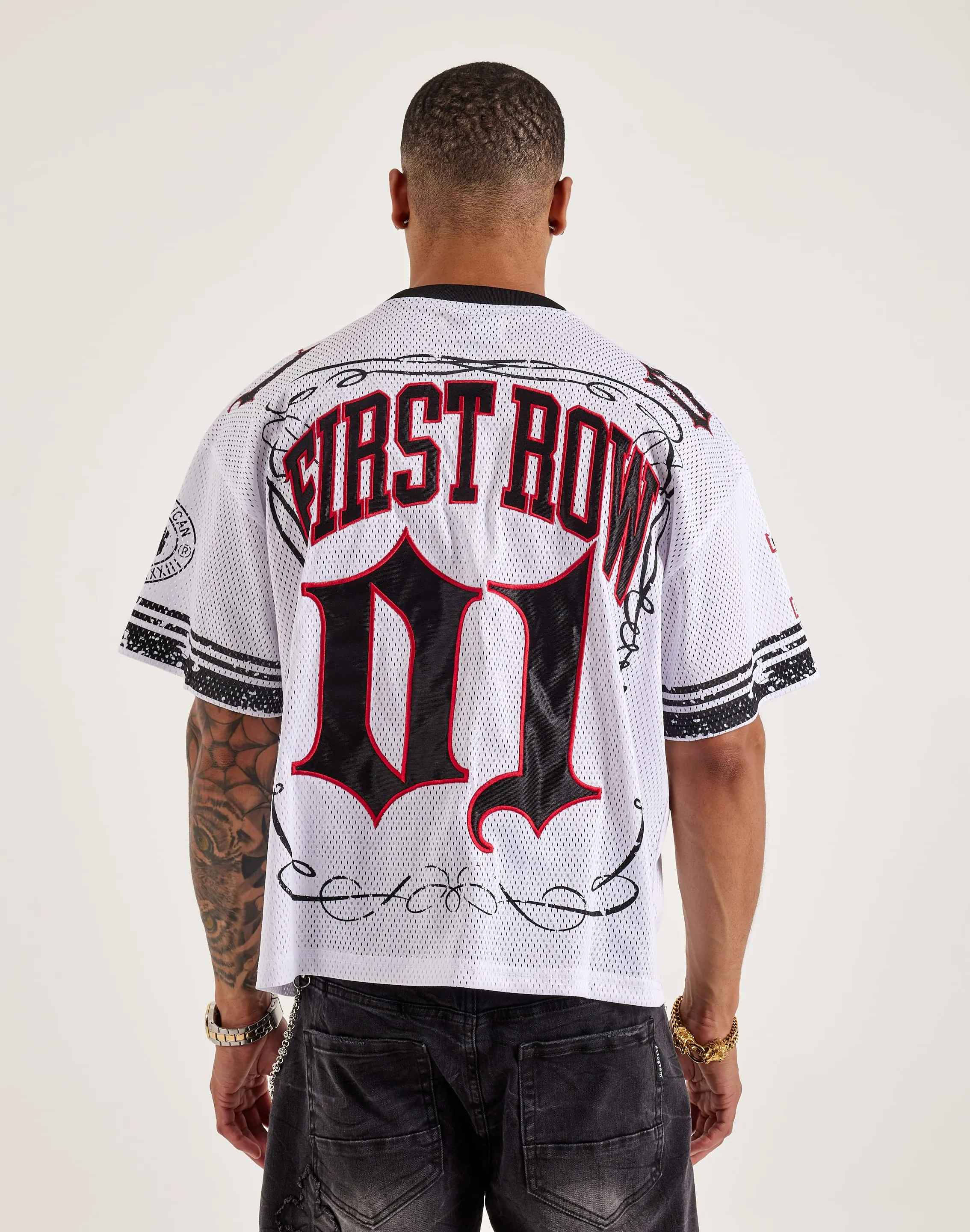 First Row Football Jersey UltraSoftFinish Flatlock stitching