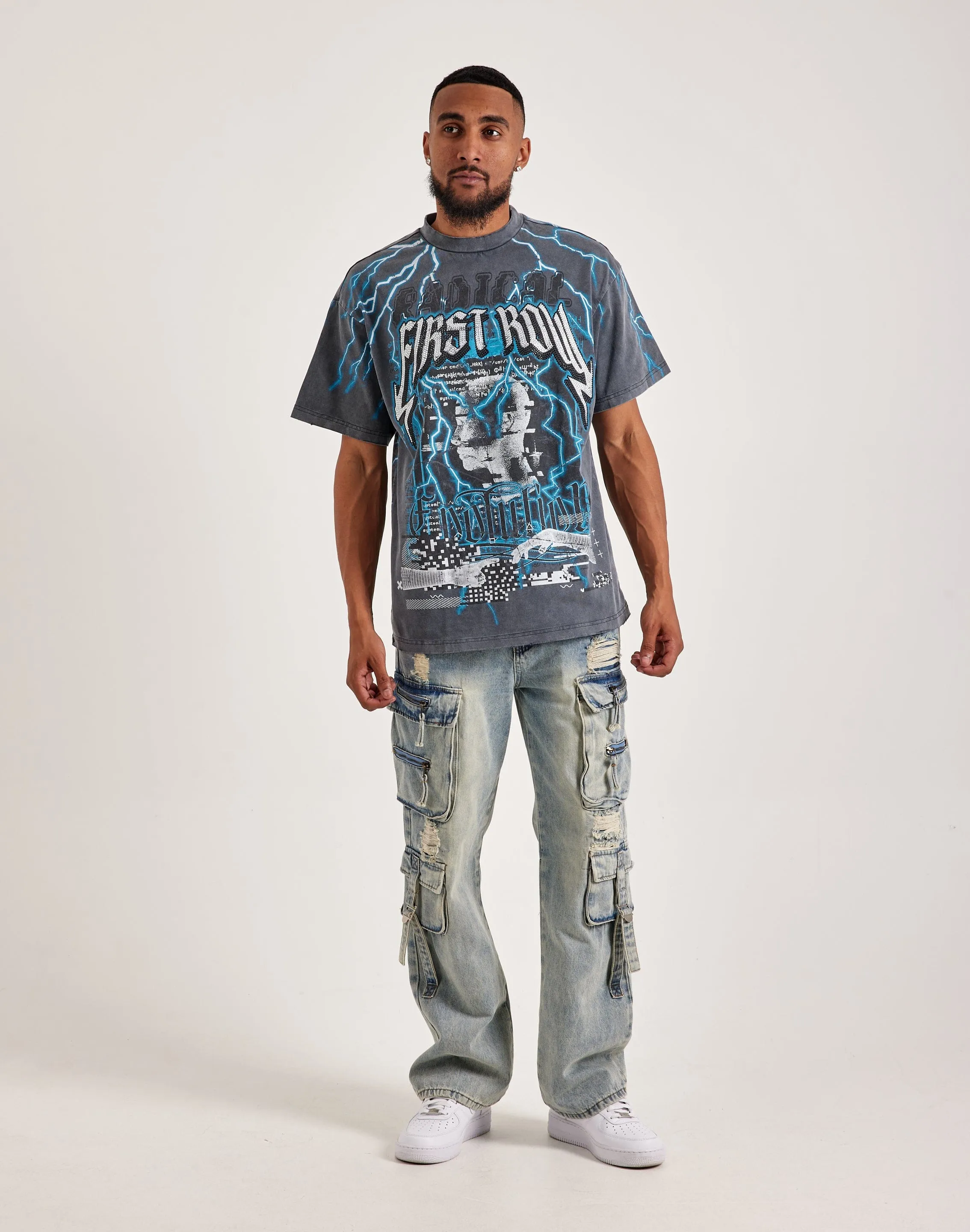 First Row Radical Tee Red Flash NonSlipTrims