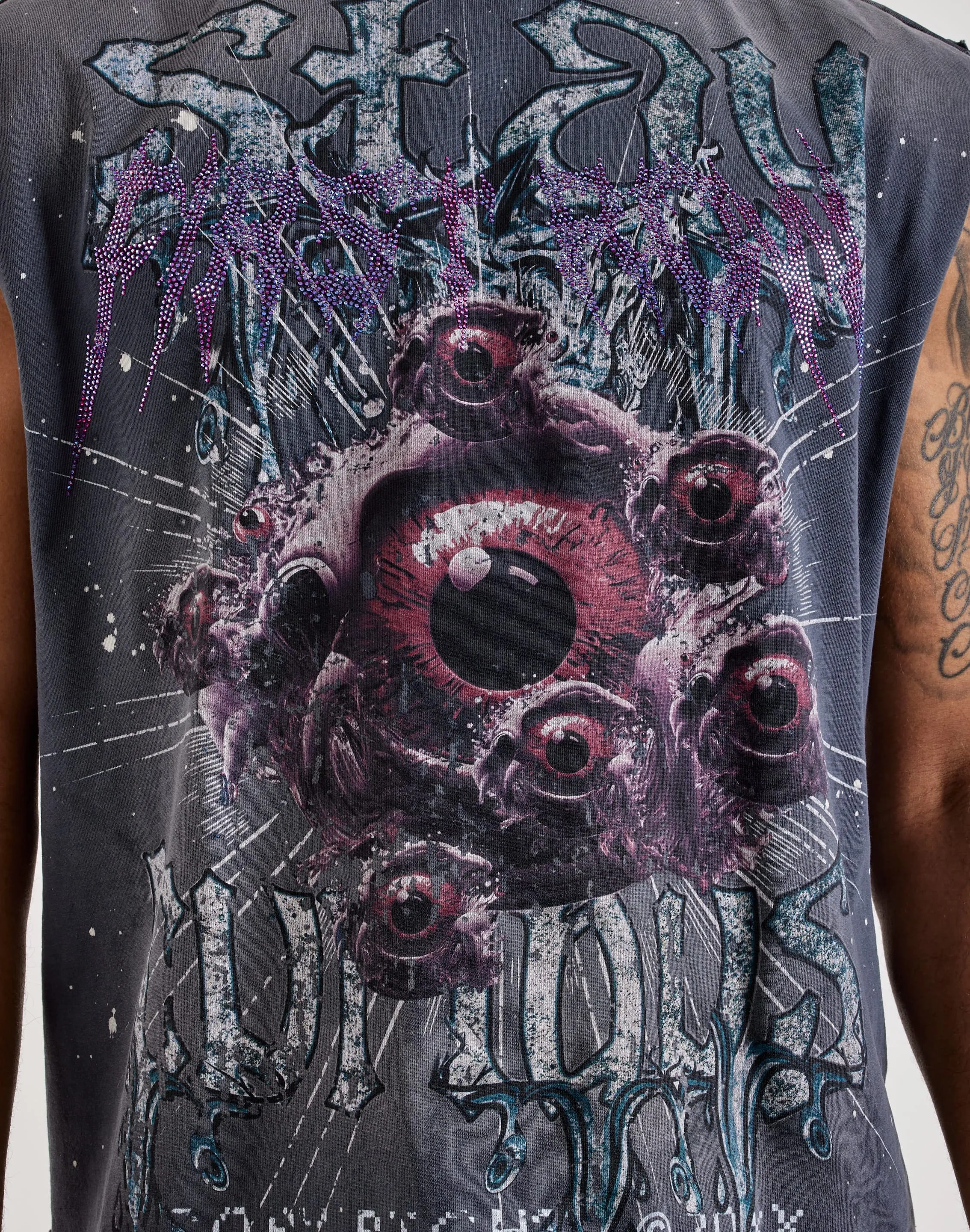 First Row Stay Curious Sleeveless Tee Fairy Touch AntiPilling Surface