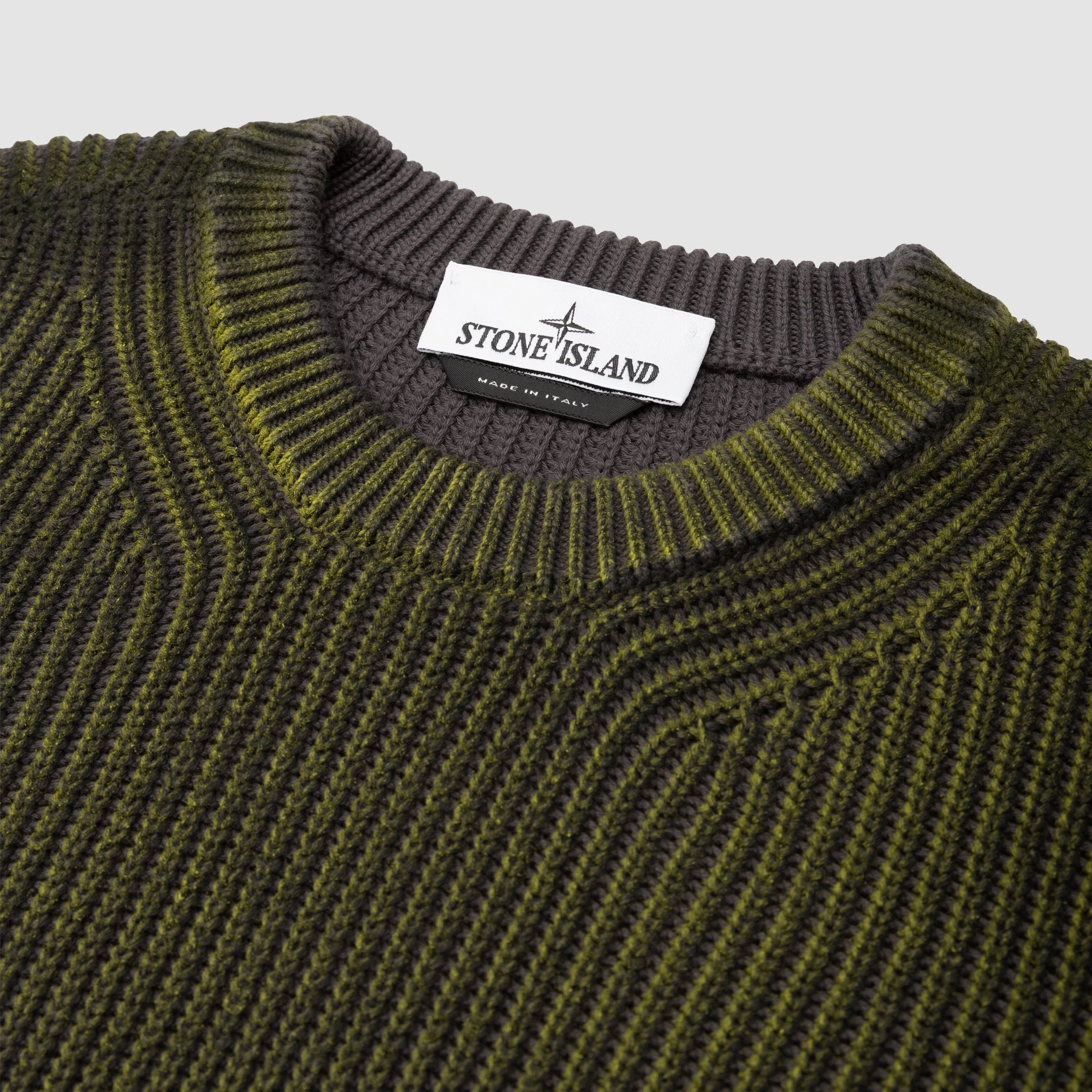FISHERMAN'S RIB ORGANIC COTTON WITH TWO-COLOR SPRAY