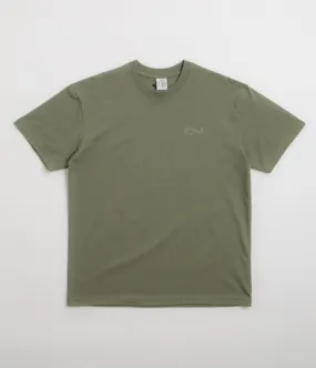 blazer silhouette Polar Contrast Stroke Logo T-Shirt - Moss Green