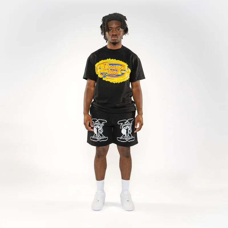 Always On Tour Aura Spinner Tee - Black wedding event