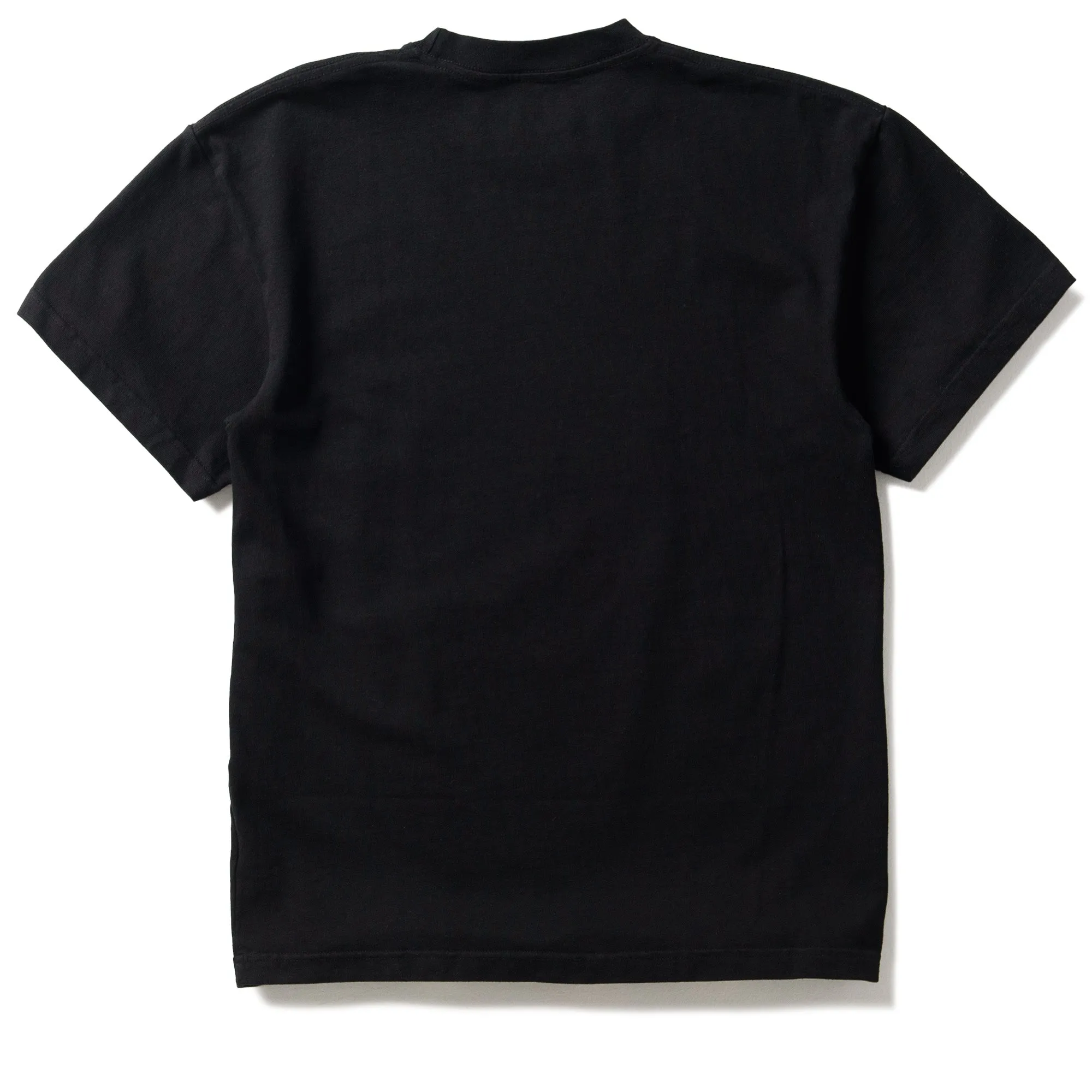 Always On Tour Aura Spinner Tee - Black Three Thread Overlock Stitching multi-piece