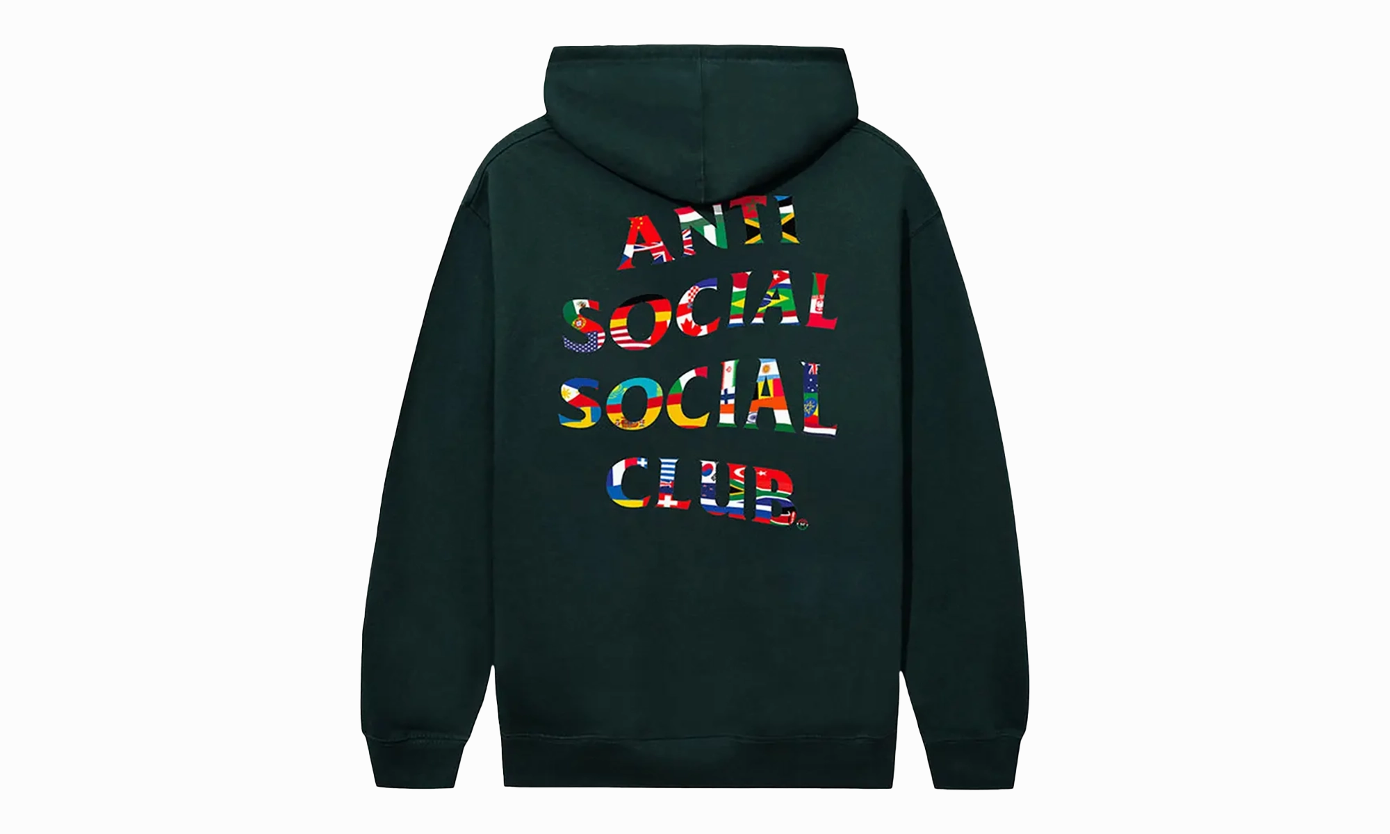 Flag Collage Hoodie "Alpine Green"