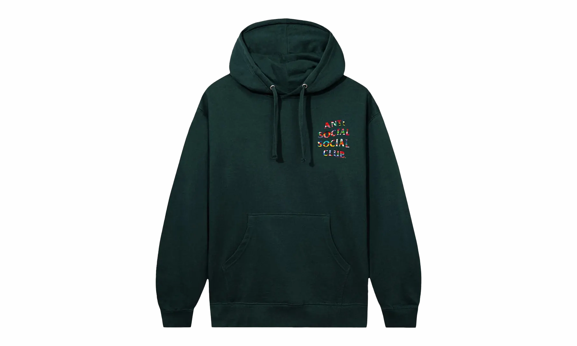 Flag Collage Hoodie "Alpine Green"