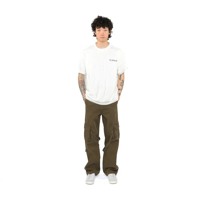 Flaneur Aeronautique Tee - White bows Adjustable Waist