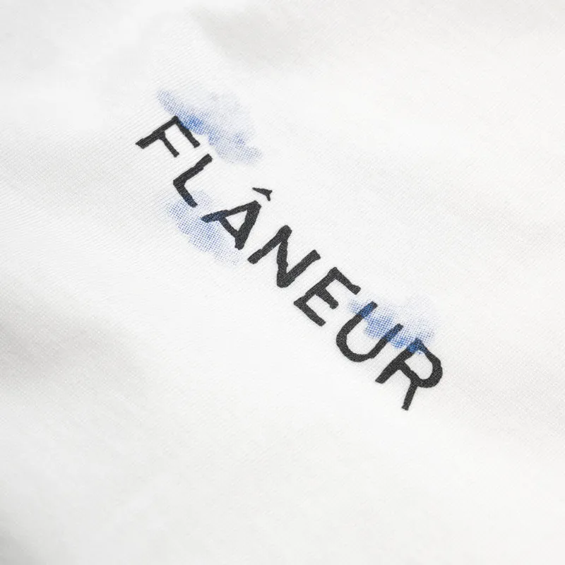 Flaneur Aeronautique Tee - White bus event