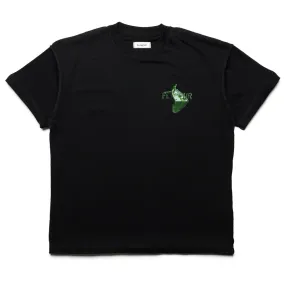 Ankle length hidden closure Flaneur Bending Time Tee - Black