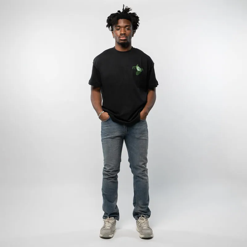 tank top flight event Flaneur Bending Time Tee - Black