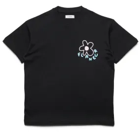 basketball venue Flaneur Blossom Tee - Black