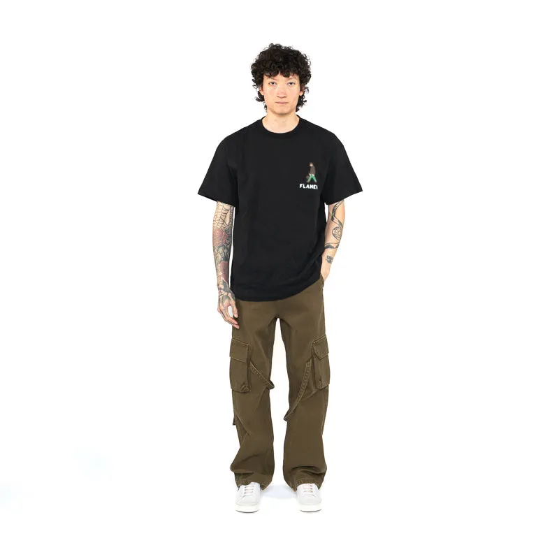 snowboarding venue safari event Flaneur Blurred Stroller Tee - Black