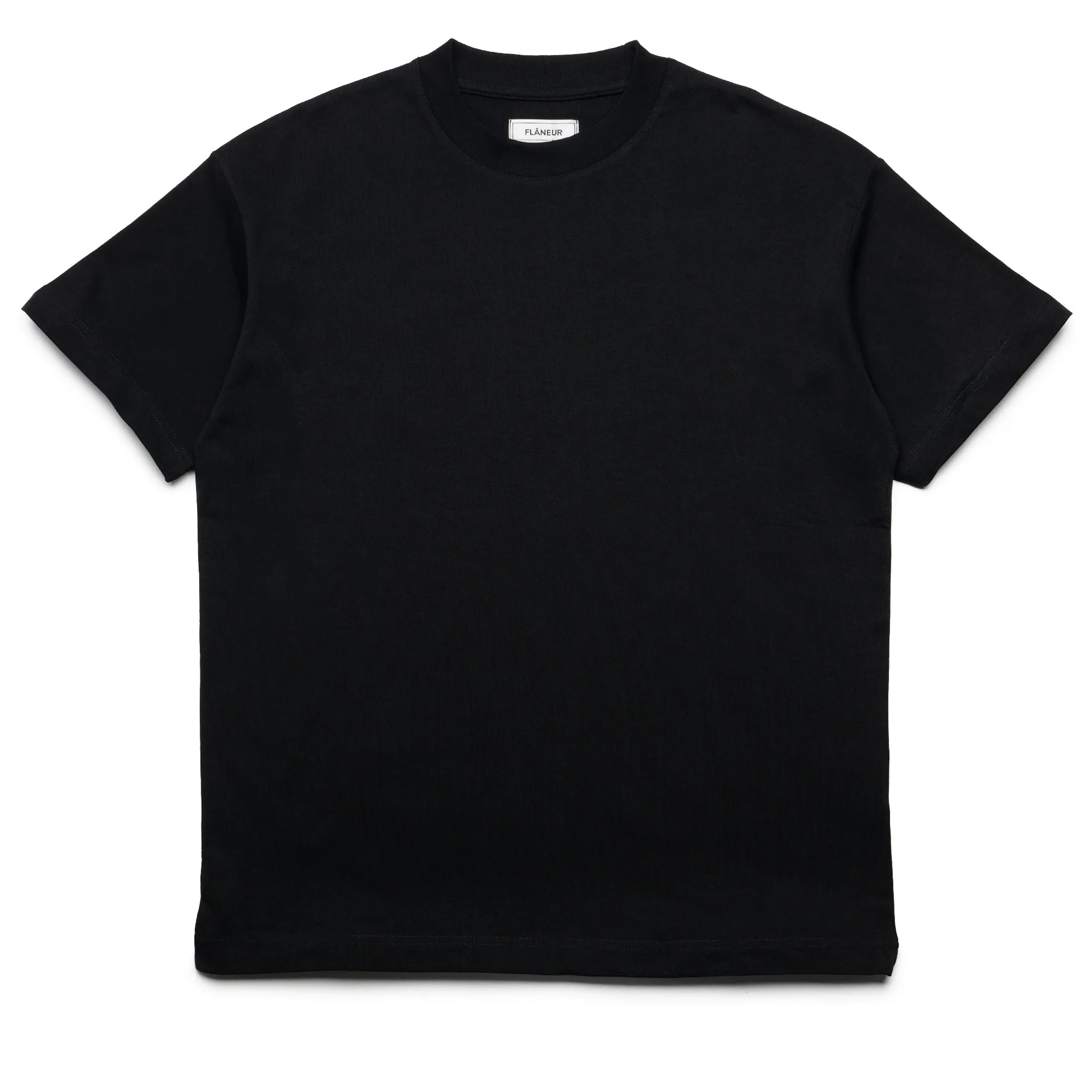 Flaneur Collection Tee - Black Eco Friendly Dye Process