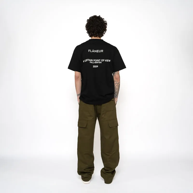 Flaneur Collection Tee - Black business venue event