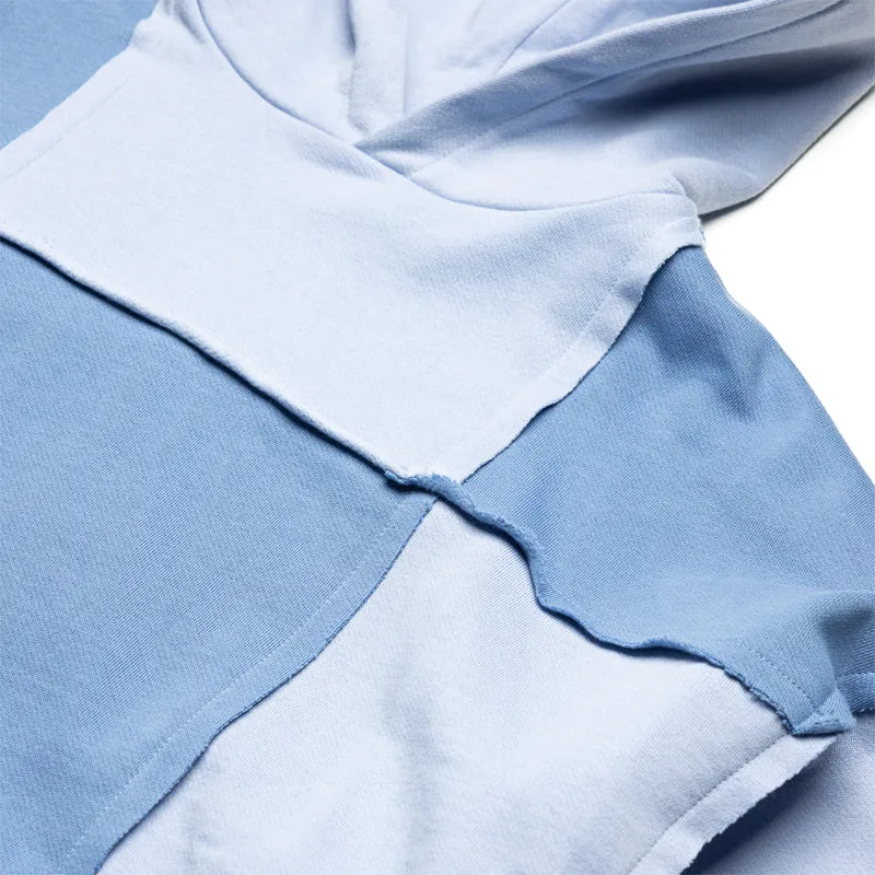 Spring clothing Flaneur Cut & Sew Hoodie - Blue