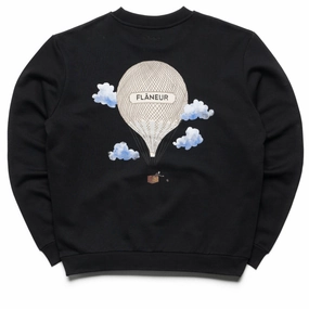 Flaneur Aeronautique Sweater - Black
