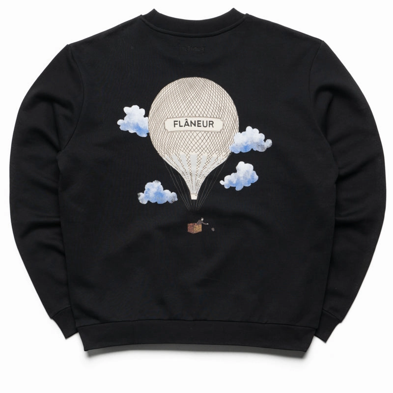 Flaneur Aeronautique Sweater - Black
