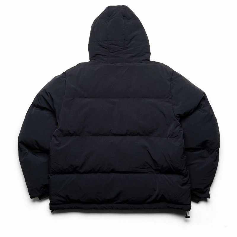 Flaneur Puffer Jacket - Black Action