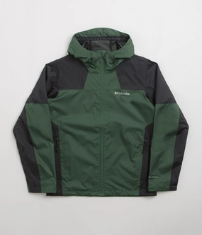 Approve AbrasionResistant Edging Columbia Inner Limits III Jacket - Rain Forest / Black