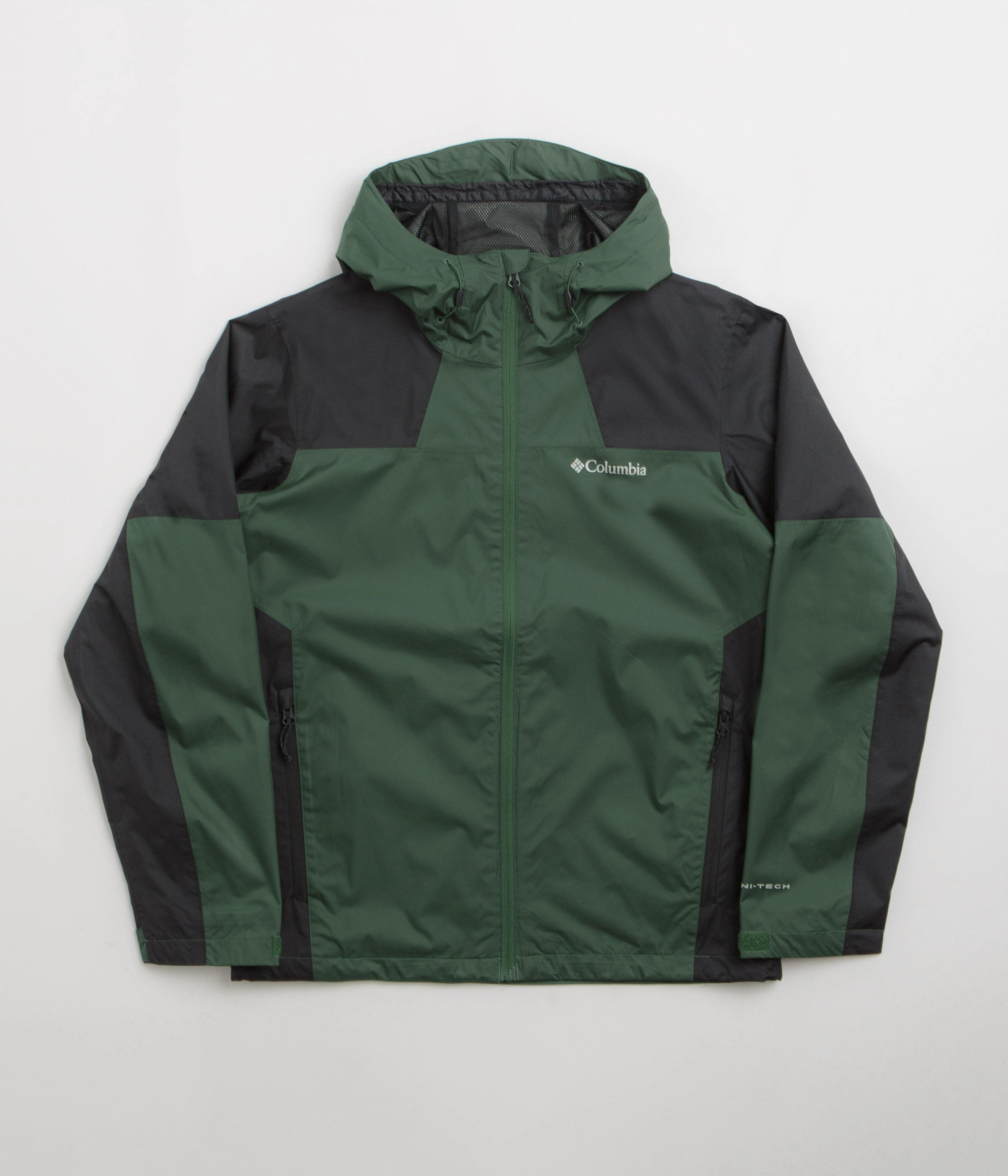 Approve AbrasionResistant Edging Columbia Inner Limits III Jacket - Rain Forest / Black