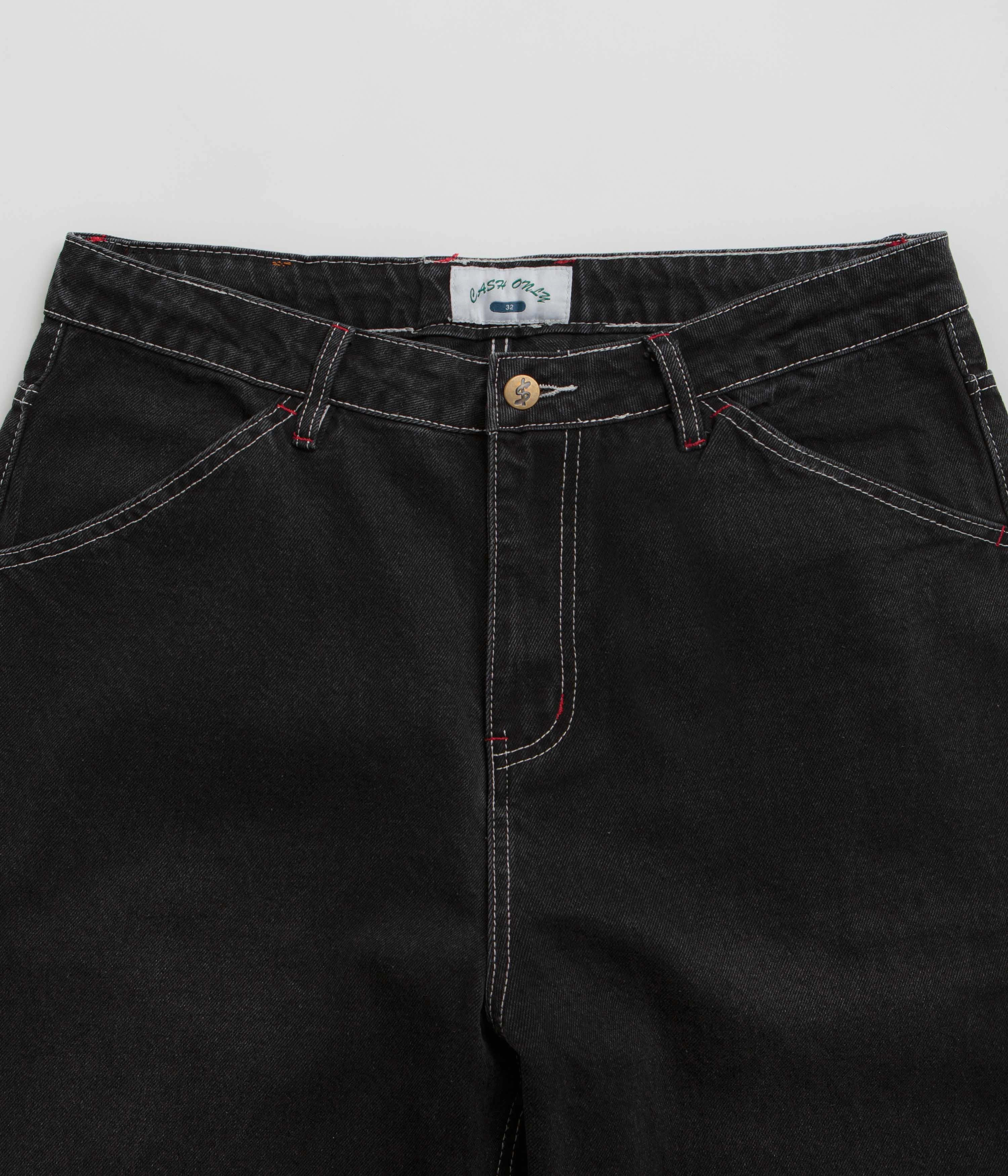 Cash Only Halftime Jeans - Distressed Black Outdoor Friendly