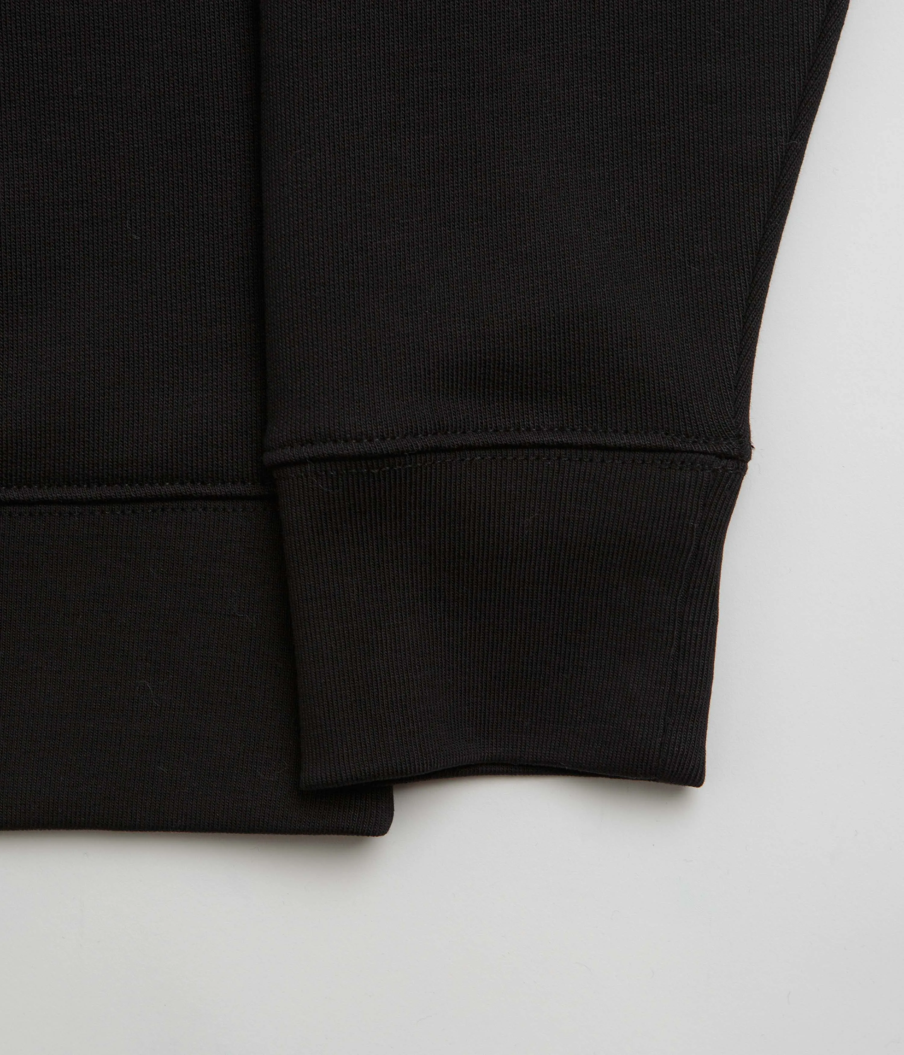 comfortable for sitting thermal flatspot Collegiate Crewneck Sweatshirt - Black