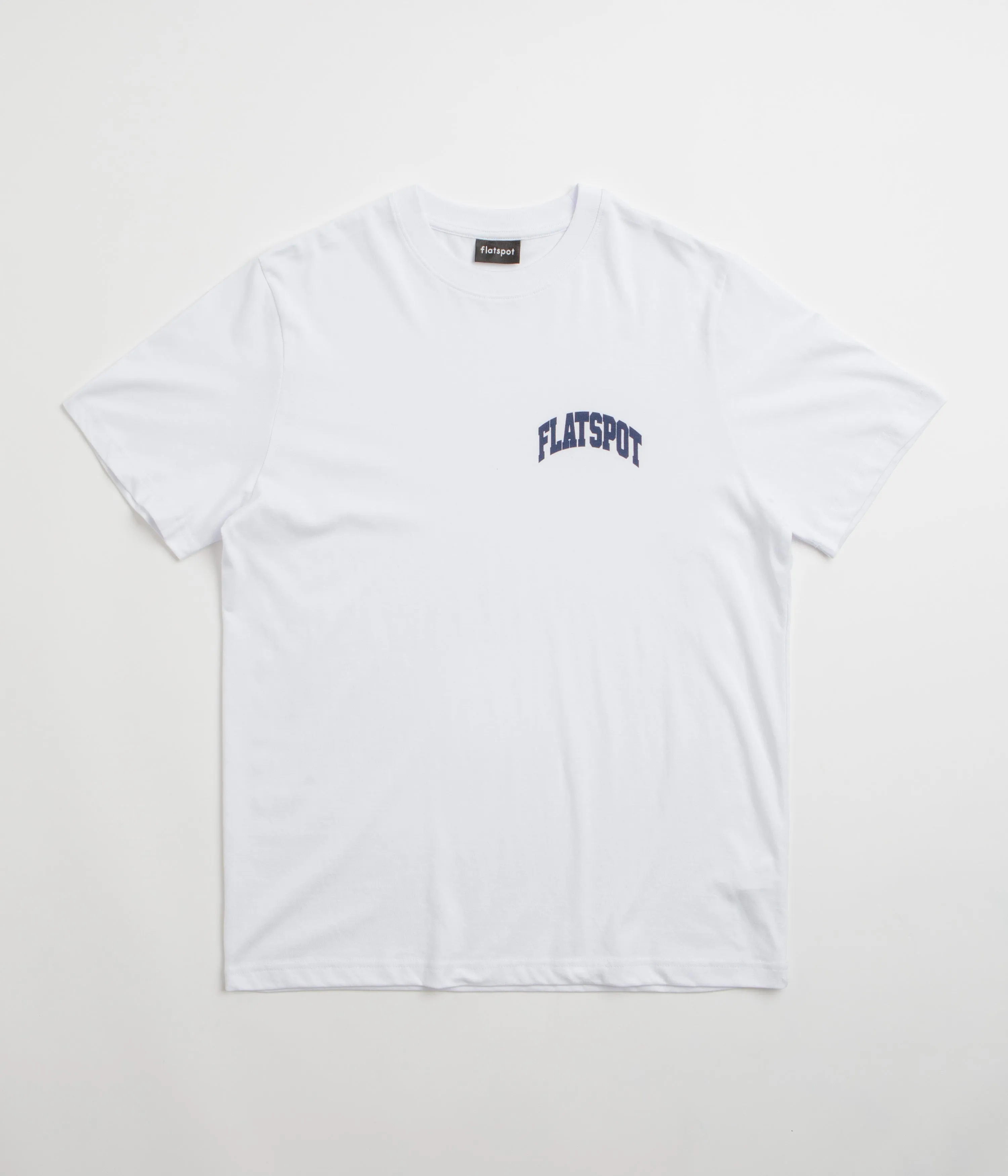 Functional details jumpsuit silhouette flatspot Collegiate T-Shirt - White