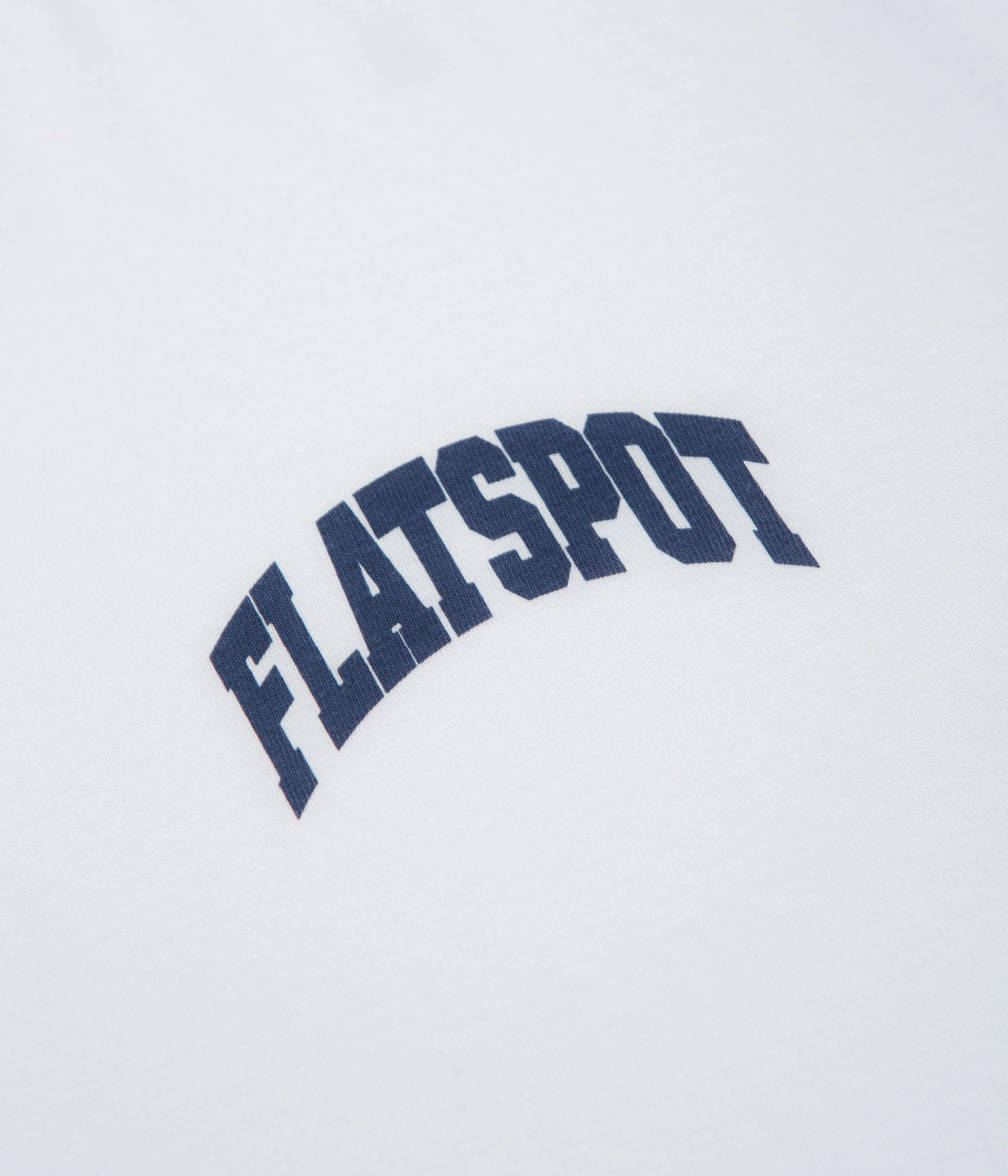 flatspot Collegiate T-Shirt - White neon hem
