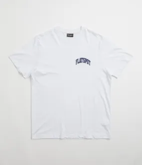 Functional details jumpsuit silhouette flatspot Collegiate T-Shirt - White
