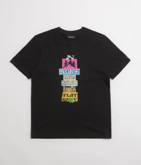 subtle hem flatspot Encounter T-Shirt - Black