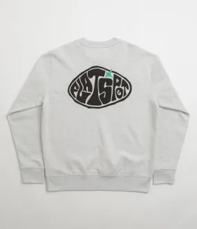 flatspot Hole Crewneck Sweatshirt - Cool Heather Grey product shiny sparkle
