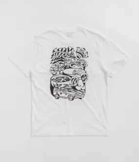 flatspot x Yallah T-Shirt - White Presentation
