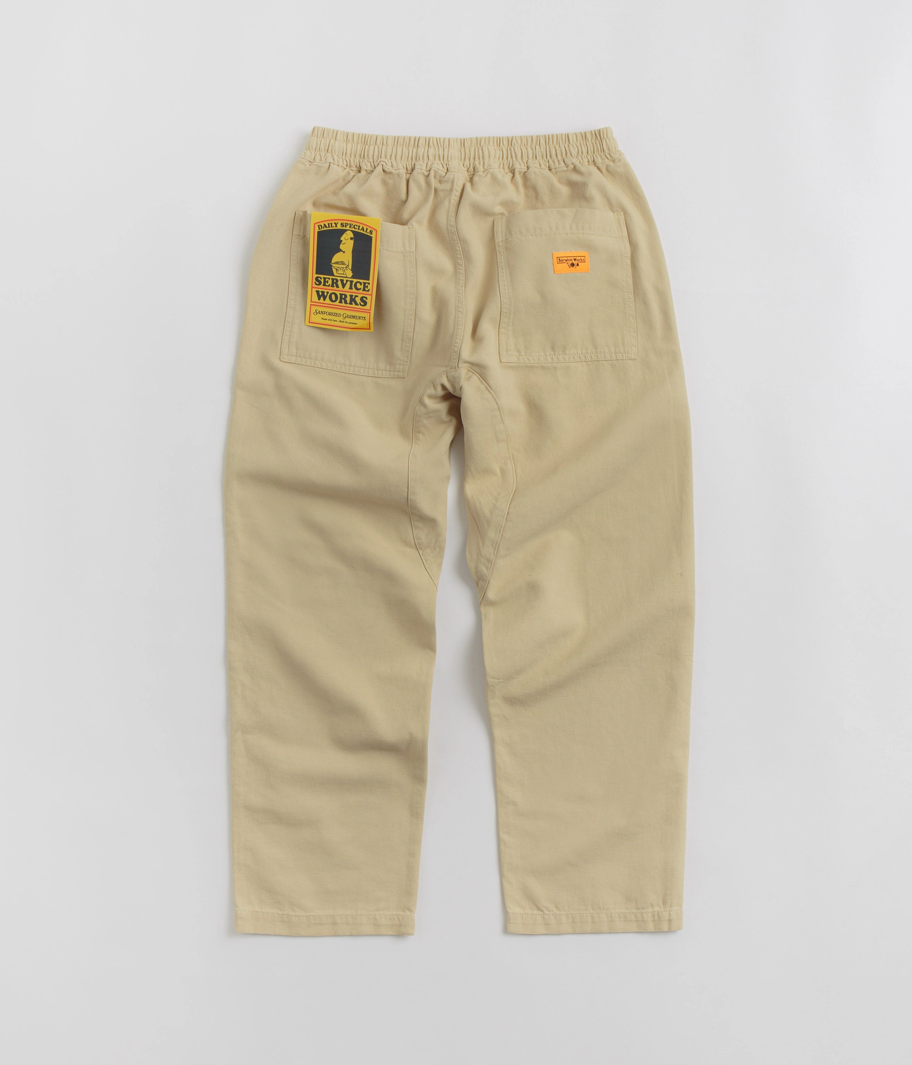QuickDryTechnology Statement Piece Service Works Classic Chef Pants - Khaki