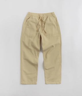 Service Works Classic Chef Pants - Khaki WaterRepellent Raw edge