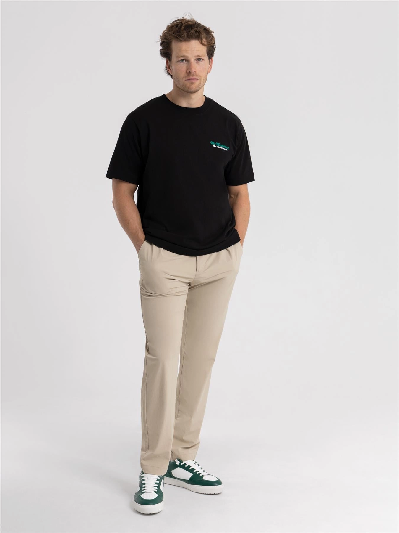 WaterRepellent Quick Layer Golf Tech Carpenter Trousers Khaki