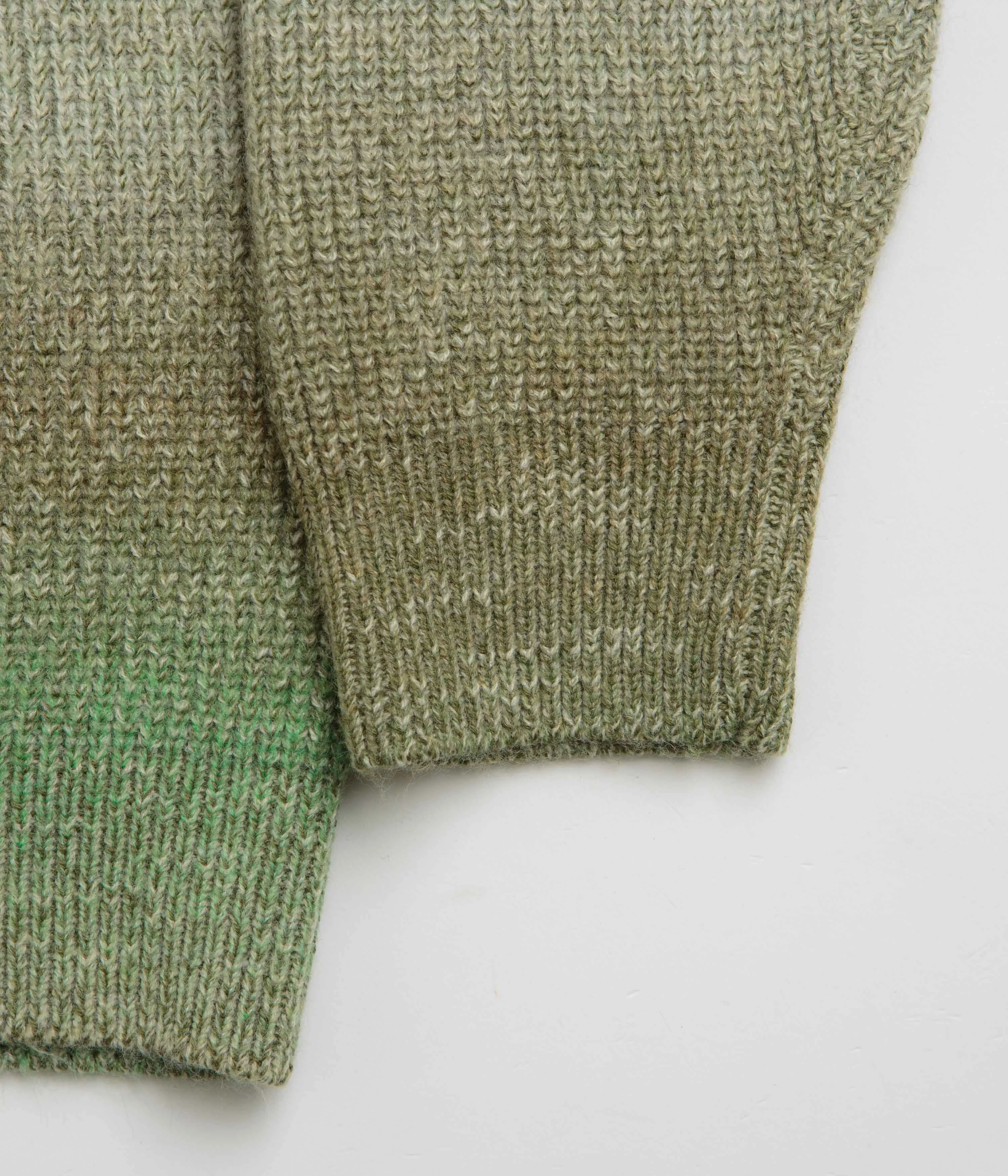 Butter Goods Beams Knit Sweatshirt - Pesto product launch Bow Accents