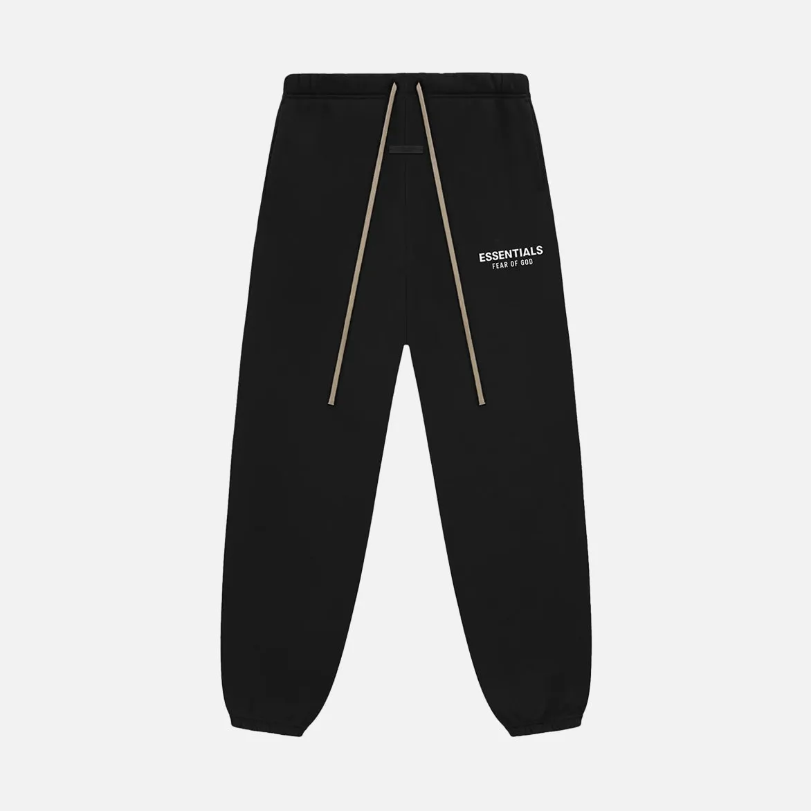 EcoFriendlyTextile FLEECE ESSENTIAL SWEATPANT - BLACK