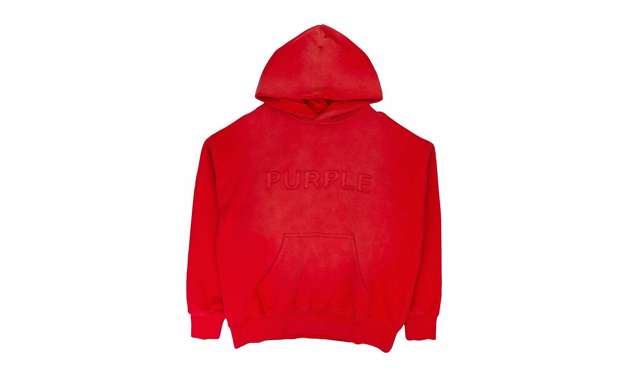 FLEECE PO HOODY HOODIES "RED"