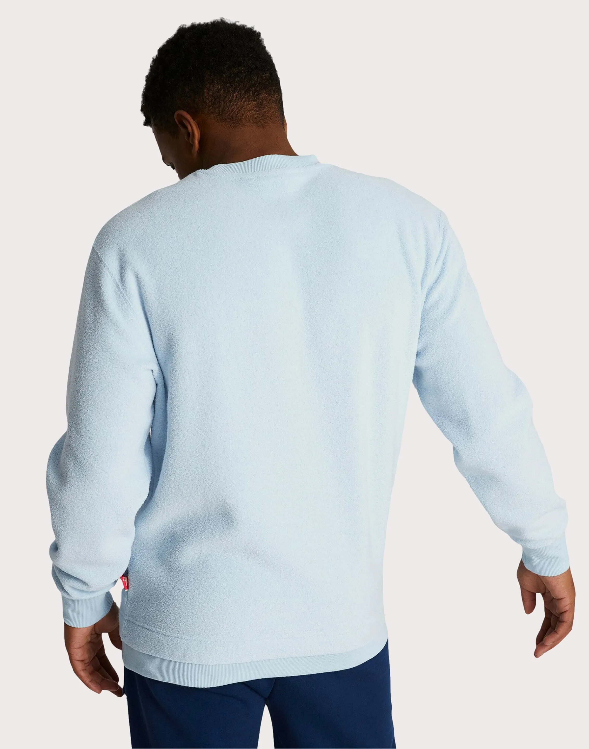 Puma Now And Then Fleece Crewneck Sweatshirt FrictionReducing Lining