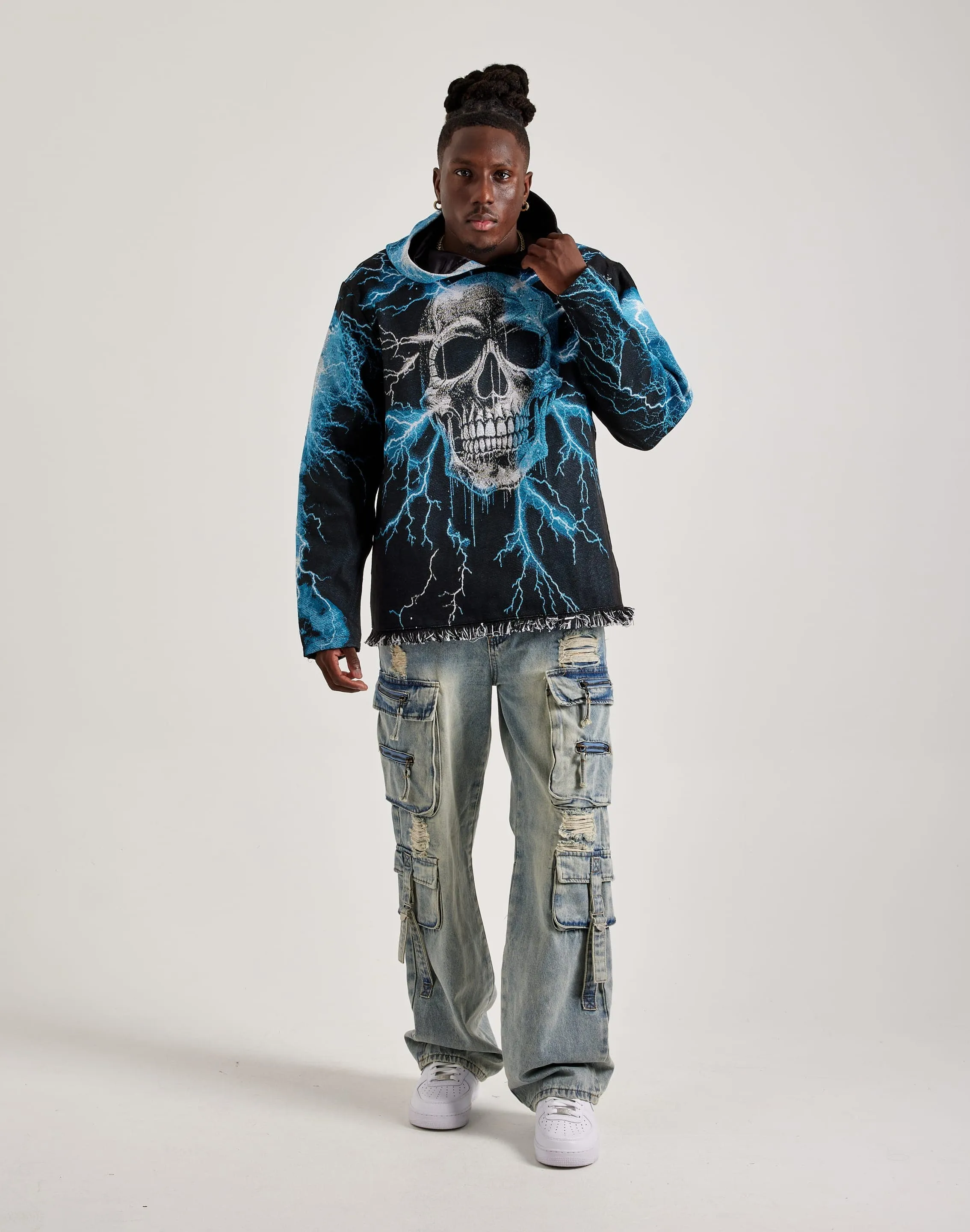 Loose Thread Flash Look Majestik No Way Out Tapestry Hoodie
