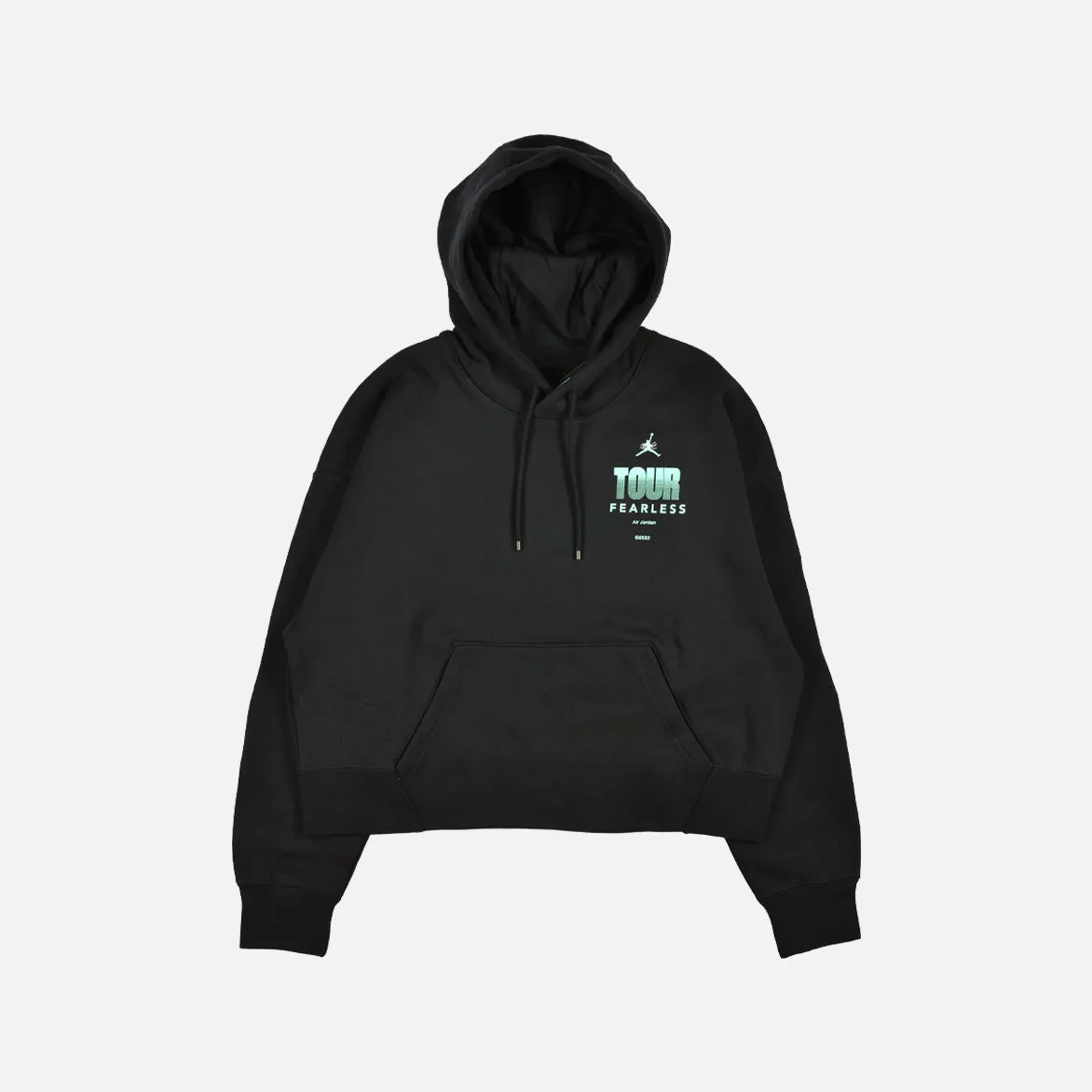 WMNS AIR JORDAN HL FEARLESS HOODIE - BLACK Tropical Glow